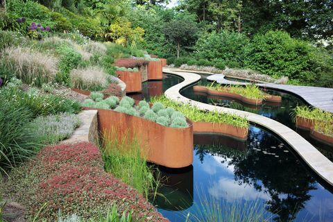 Society of Garden Designers Award - Ian Kitson FSGD - Fellesvinneren av Medium Residential Award - SGD Awards 2017