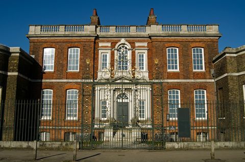 utsikt over det historiske rangerhuset med utsikt over Greenwich Park, South East London, dette historiske georgiske huset er nå hjemmet til den vestlige kunstsamlingen