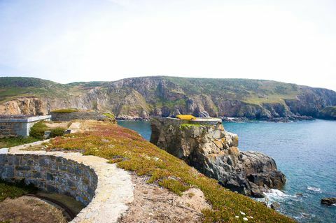 Fort Clonque Exteriors - utsikt - Landmark Trust