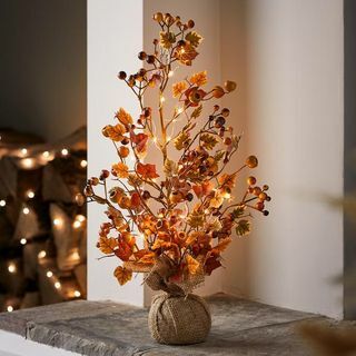 50cm Autumn Twig Tree Micro Light Bunt