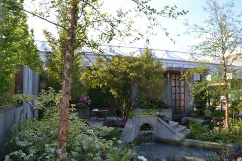 RHS Chelsea Flower Show Gardens - The Wasteland-prosjektet av Kate Gould