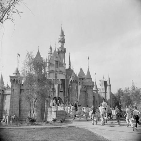 beste disney bilder åpningsdag i Disneyland 1955