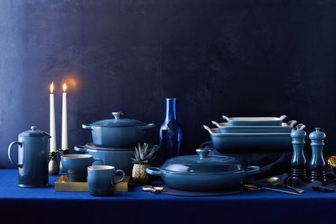 Le Creuset Marine blå kolleksjon