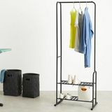 Kane Steel Garment & Storage Rack, Black