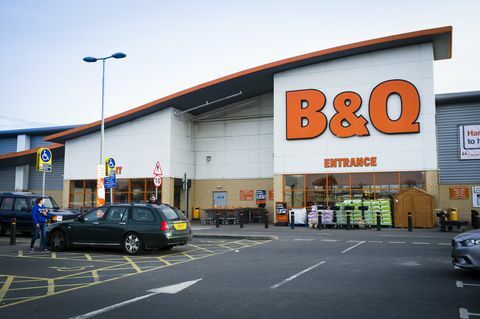 B&Q diy jernvareforretning, Trostre detaljpark, Llanelli, Wales Storbritannia