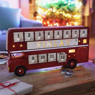 Personlig Vintage LED LED-buss adventskalender