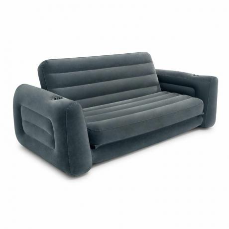 Luftmadrass og oppblåsbar sofa