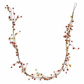 Orange Berry Coiled Garland