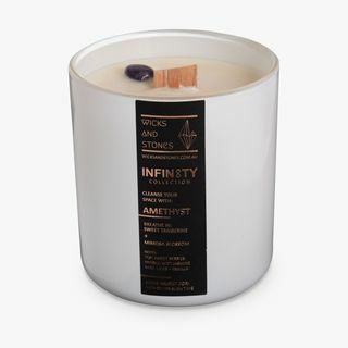 Wicks and Stones Infinity Ametyst Duftlys, 780g