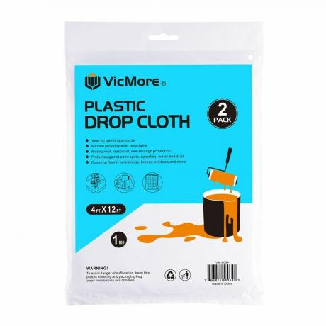 Plast Drop Cloth 4 fot x 12 fot