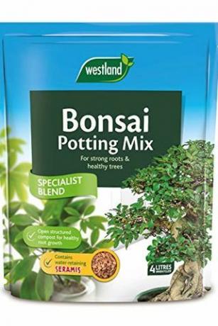 Bonsai Potting Compost Mix og beriket med Seramis