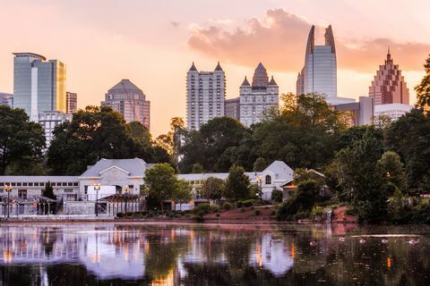 piedmont park, atlanta, georgia, amerika