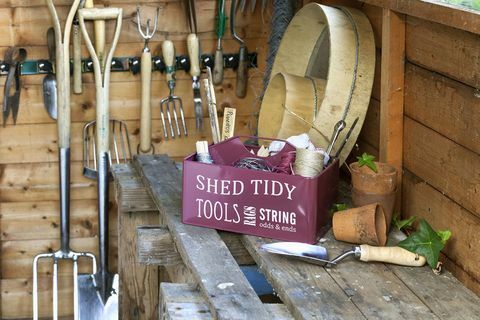 Annabel James, Shed Tidy - Burgund