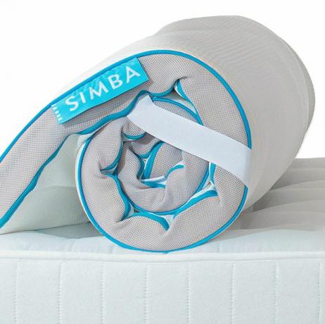 Simba Hybrid Foam Overmadrass Dobbel