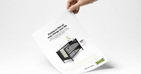 Ikea lanserer annonse du kan tisse på