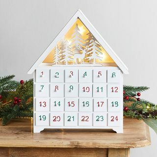 Vinterhytte tre adventskalender