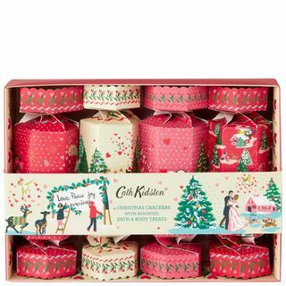 Cath Kidston Christmas 2021 Shine Bright Beauty Crackers gavesett