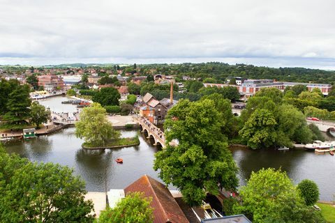 Utsikt ovenfra over Stratford-Upon-Avon