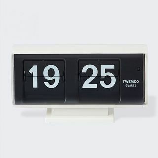 QT-30 Flip Clock i hvit