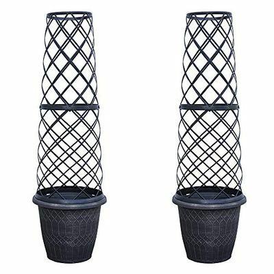 Garden Planter Tower Pot Trellis Potter for klatreplanter, grønnsaksstøtte