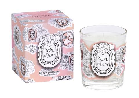 John Lewis Diptyque Scented Candle, Rose Delight, 70g