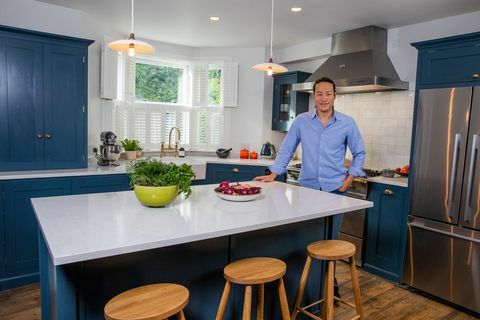 Chef jun tanakas kjøkkenrenovering, makeover-bilder