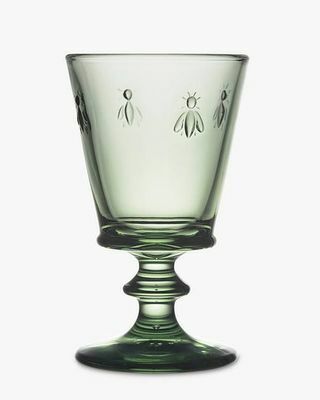 Abeille Bee Stemmed Wine Glass, sett med 6, Provence Green