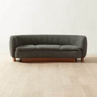 Muir grå vevd buet sofa