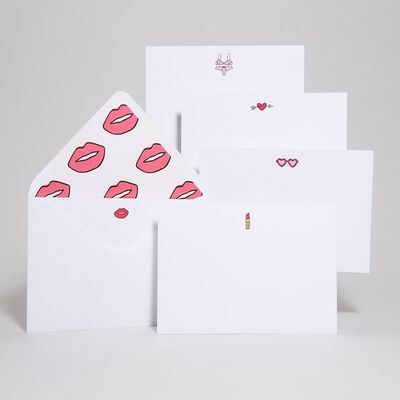 Flørtende Notecards