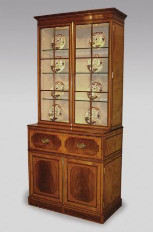 Sent Sheraton-periode fra det 18. århundre satinwood Secretaire Bookcase - £ 18.000