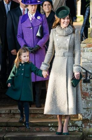 Royal Family Attend Church 1. juledag