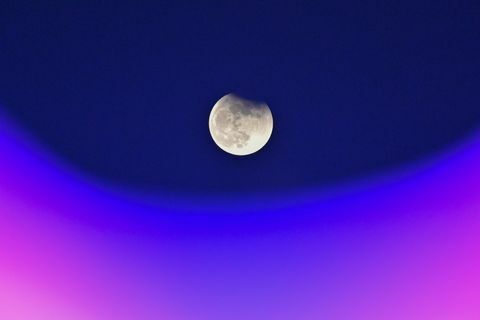november 2021 måneformørkelsesbilde