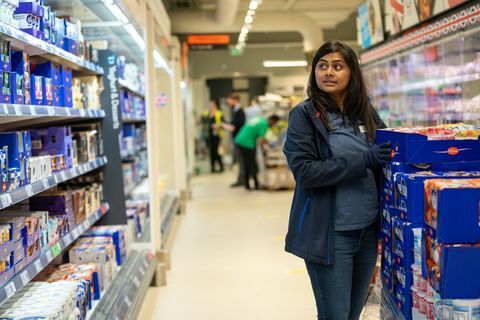 Lidl Store, Tottenham Court Road i London