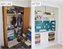 Craft Room Closet Makeover