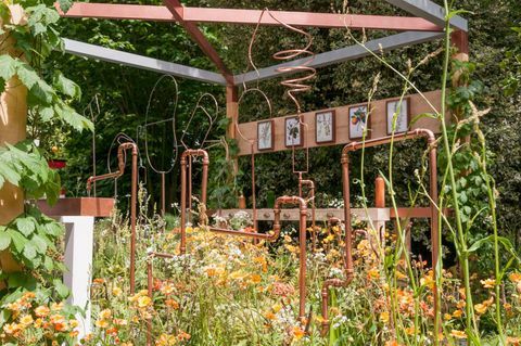 Seedlip Garden. Designet av: Dr Catherine MacDonald. Sponset av: Seedlip. RHS Chelsea Flower Show 2017.