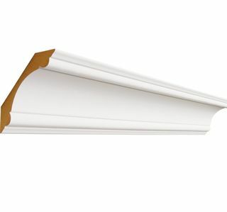  3-3/8-in x 12-ft Primed MDF Crown Molding