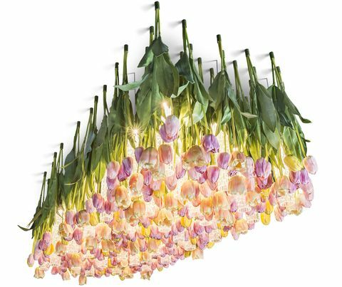 Blomsterkraft | Murano glass lysekrone med blomster