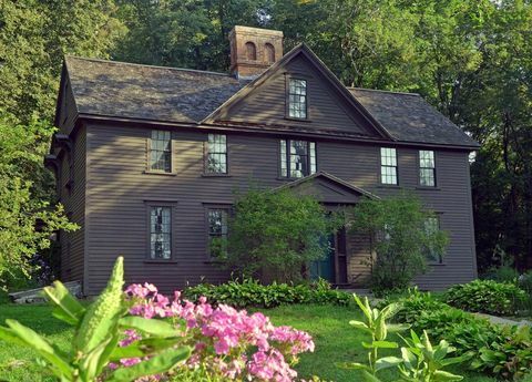 Louisa Alcott's Orchard House i Concord, Massachusetts