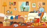 Puzzle: Få øye på alle de 13 uheldige varselene i dette ulykkelige soverommet