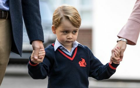 Prins George første dag på skolebildet