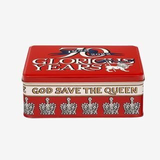 Queen's Platinum Jubilee Medium Shallow Tin