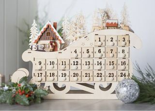 Silent Night Led Advent Sleigh