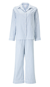 John Lewis & Partners Luna Stripe Cotton Pyjamasett