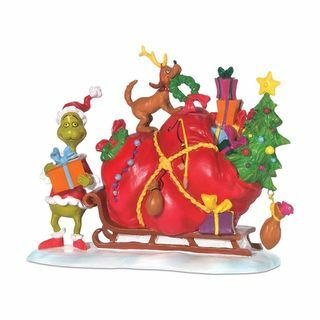 The Grinch and Santa's Sleigh