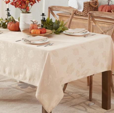 Tremont Autumn Leaf Damask duk