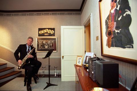 president Clinton musikkrom