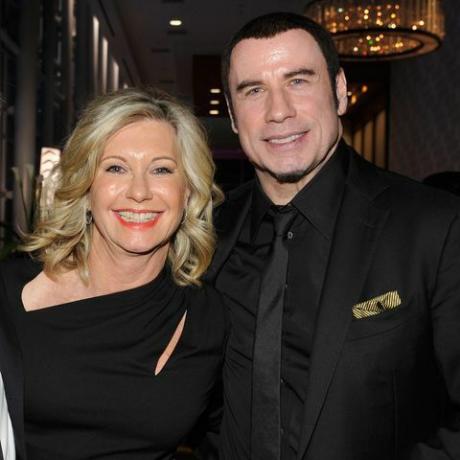 Olivia Newton-John og John Travolta på G'day USA Black Tie Gala i 2013