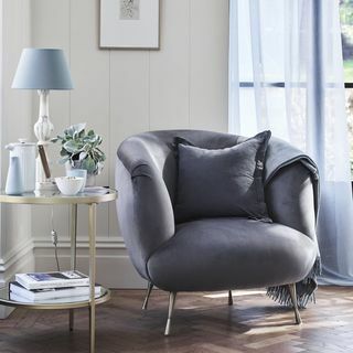 Darcy Velvet Accent Chair