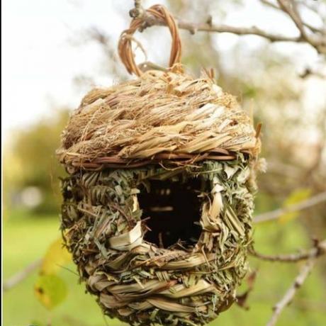 Garden Bird House Naturlig miljøvennlig fuglekasse