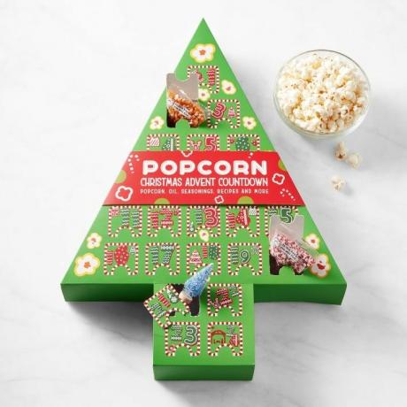 Julepopcorn adventskalender